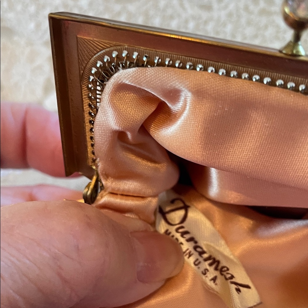 Glamorous Derma mesh Gold Sequin Clutch - Picture 9 of 9